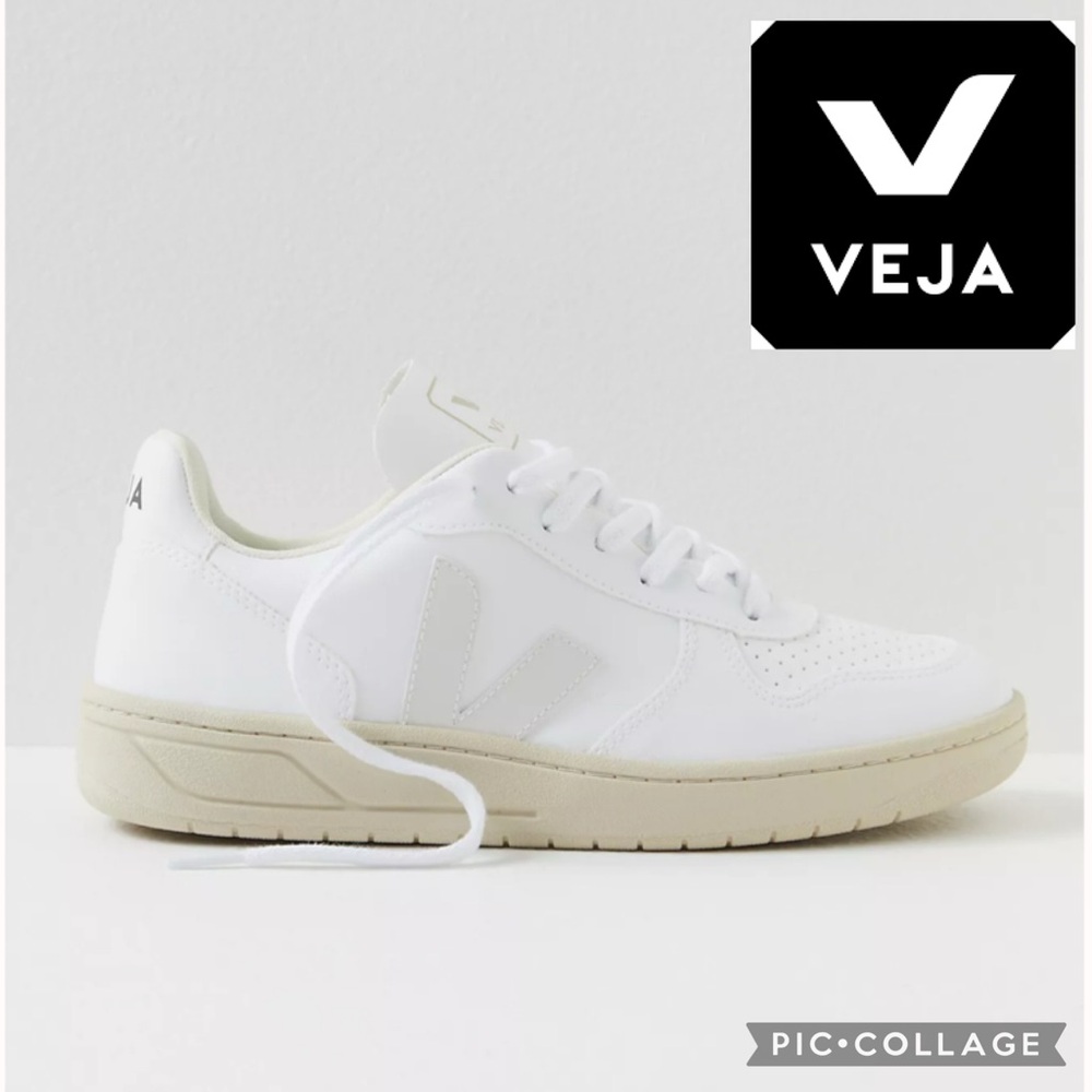 Veja V-10 Sneakers {Full White/Natural} 8/39